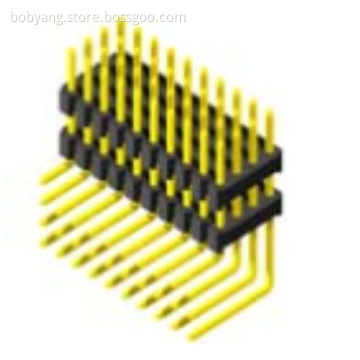 2.54mm Pin Header Four Row Double Plastic